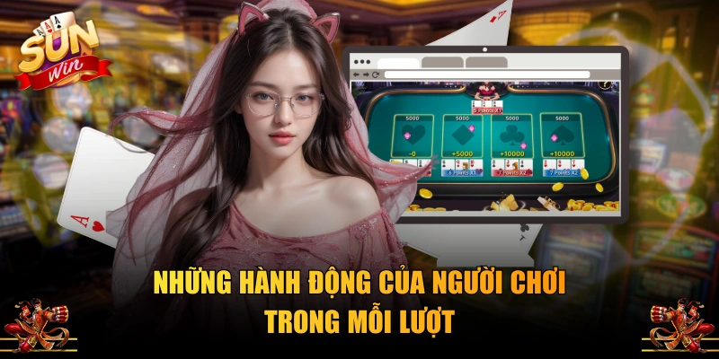Những hành động của người chơi trong mỗi lượt